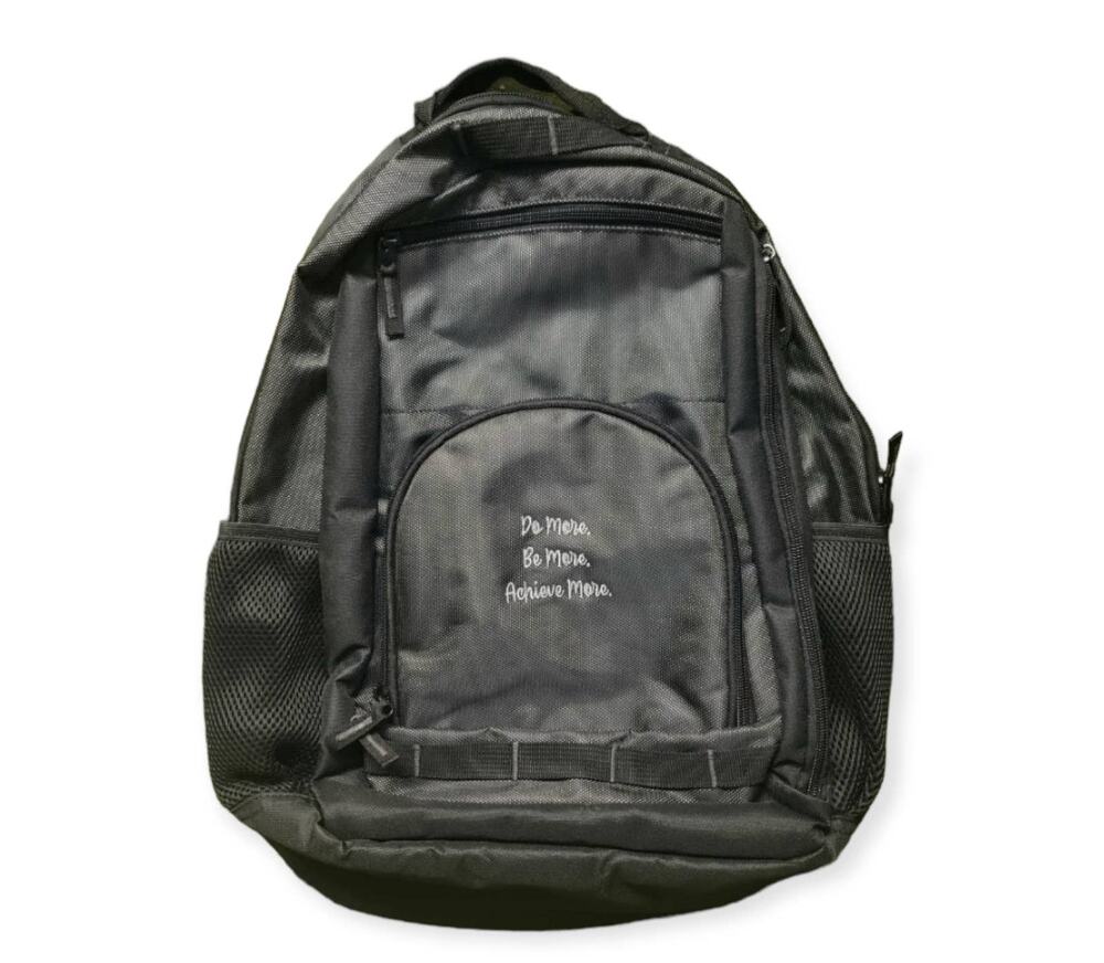 Port Authority DO MORE BE MORE ACHIEVE MORE Gray Backpack | Electronic / Travel